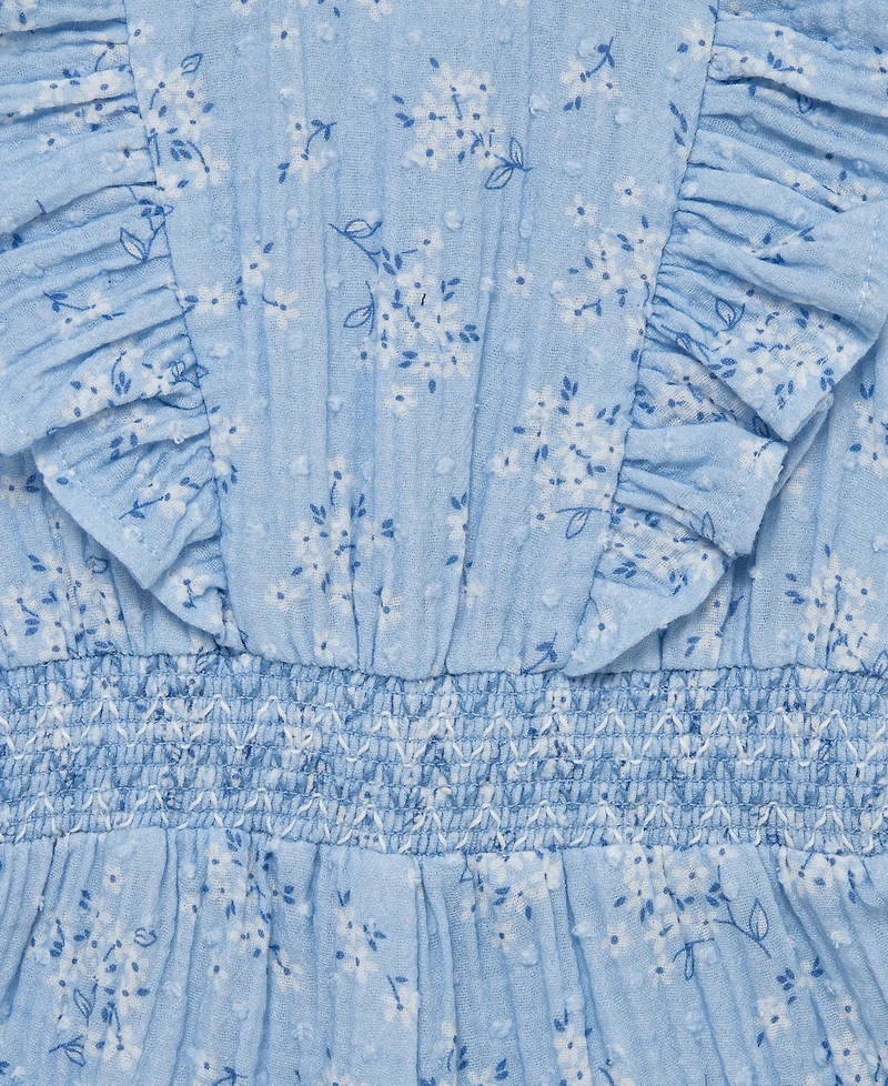 Little Me Baby Girls' Bouquet Romper & Headband, 2-Piece Set