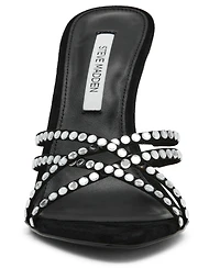 Steve Madden Women's Somers Strappy Slip-On Sandals