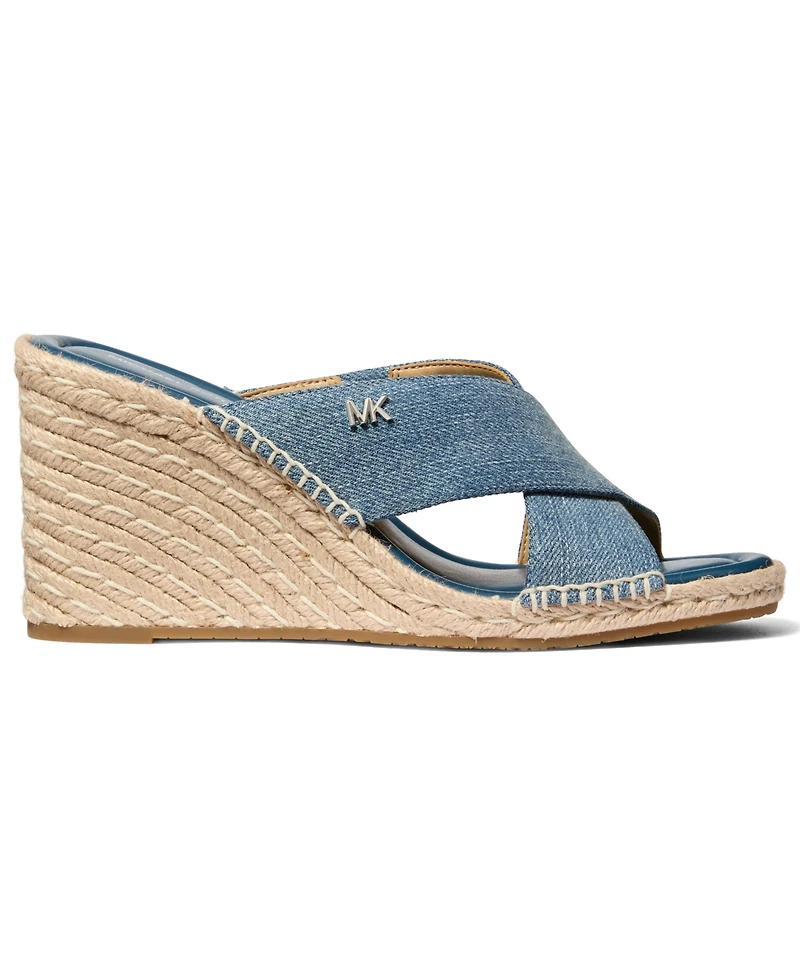 Michael Kors Women's Kenzie Slip- On Wedge Sandals