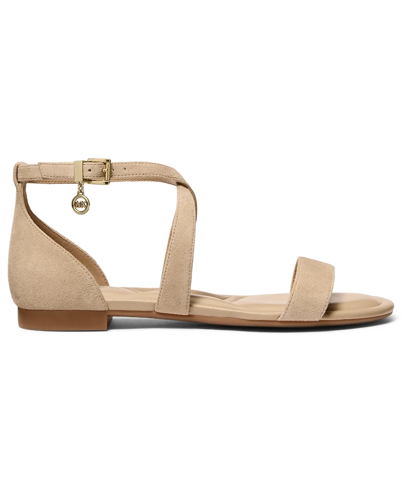 Michael Kors Women's Alexa Flex Buckle Flat Sandals