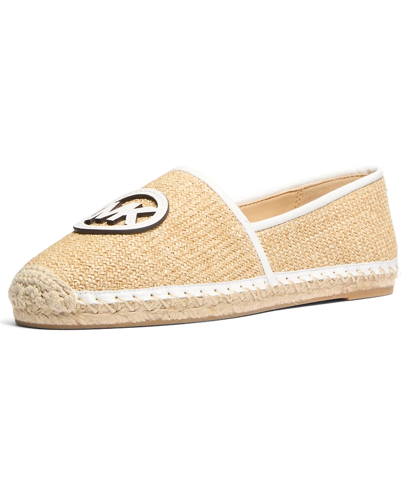 Michael Kors Women's Kenzie Logo Slip-On Espadrilles Flats