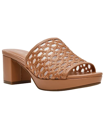 Anne Klein Women's Paros Block Heel Sandals