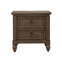 Liberty Furniture Industries, Inc 2 Drawer Night Stand w/ Charging Station