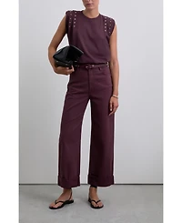 Scalpers Women's Folded Denim Pant