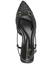 Easy Spirit Women's Hetty Slingback Kitten Heel Pumps