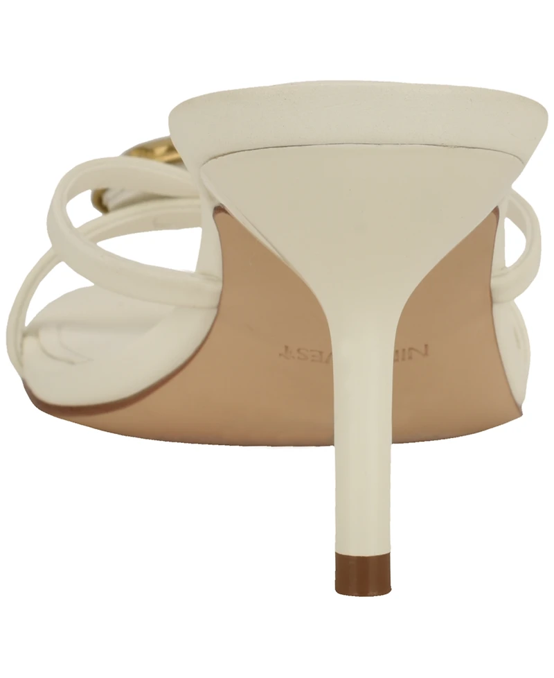 Nine West Women's Ernise Ornamented Slip-On Sandals