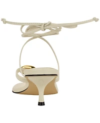 Nine West Women's Batty Ornamented Kitten Heel Sandals