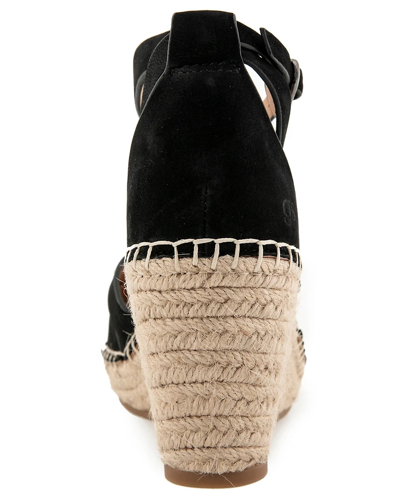Gentle Souls Women's Coolie Espadrille Wedge Sandals
