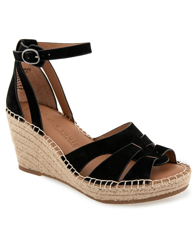 Gentle Souls Women's Coolie Espadrille Wedge Sandals