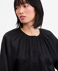 I.n.c. International Concepts Women's Blouson-Sleeve Cropped Jacket, Macy's Exclusive