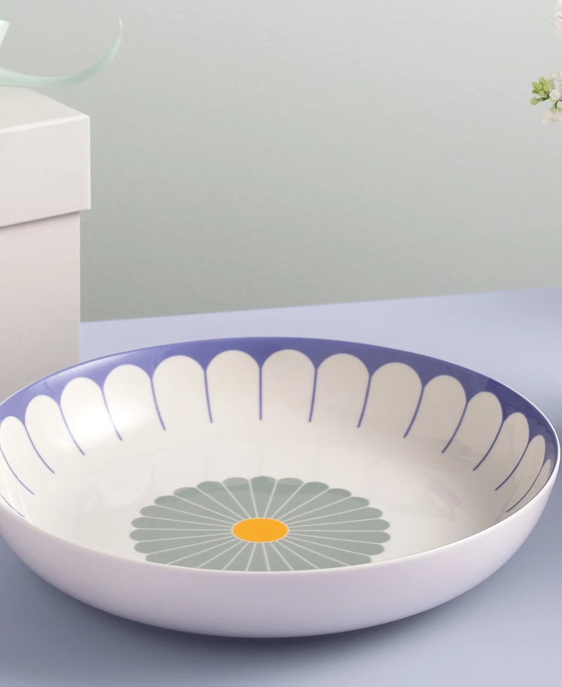 Villeroy & Boch Fleur Couleur Low Serving Bowl