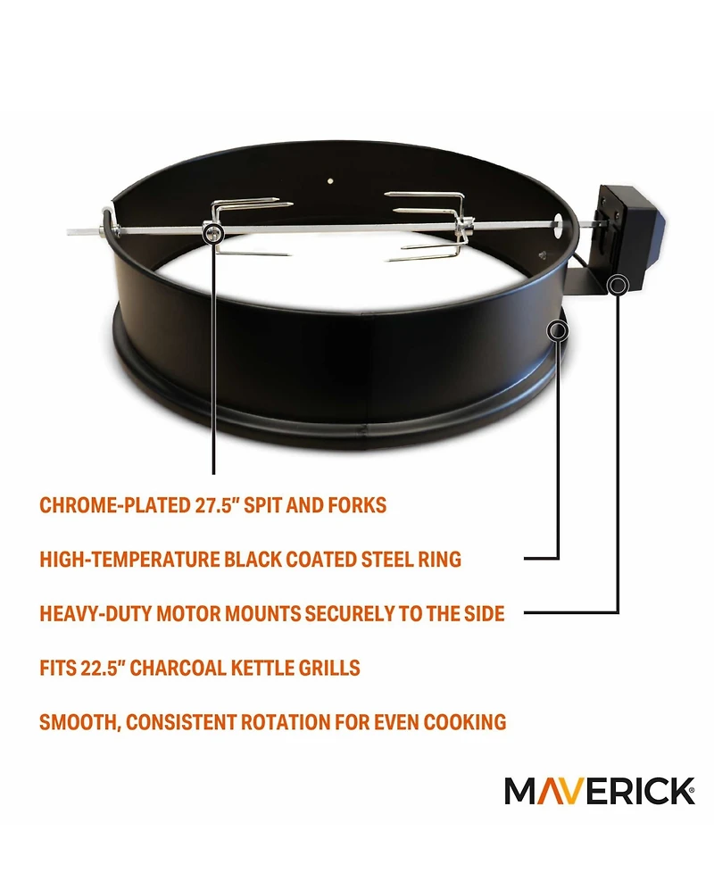 Maverick Motorized Rotisserie Ring Kit