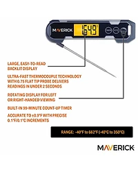 Maverick Temp Time Thermocouple Instant Read Thermometer