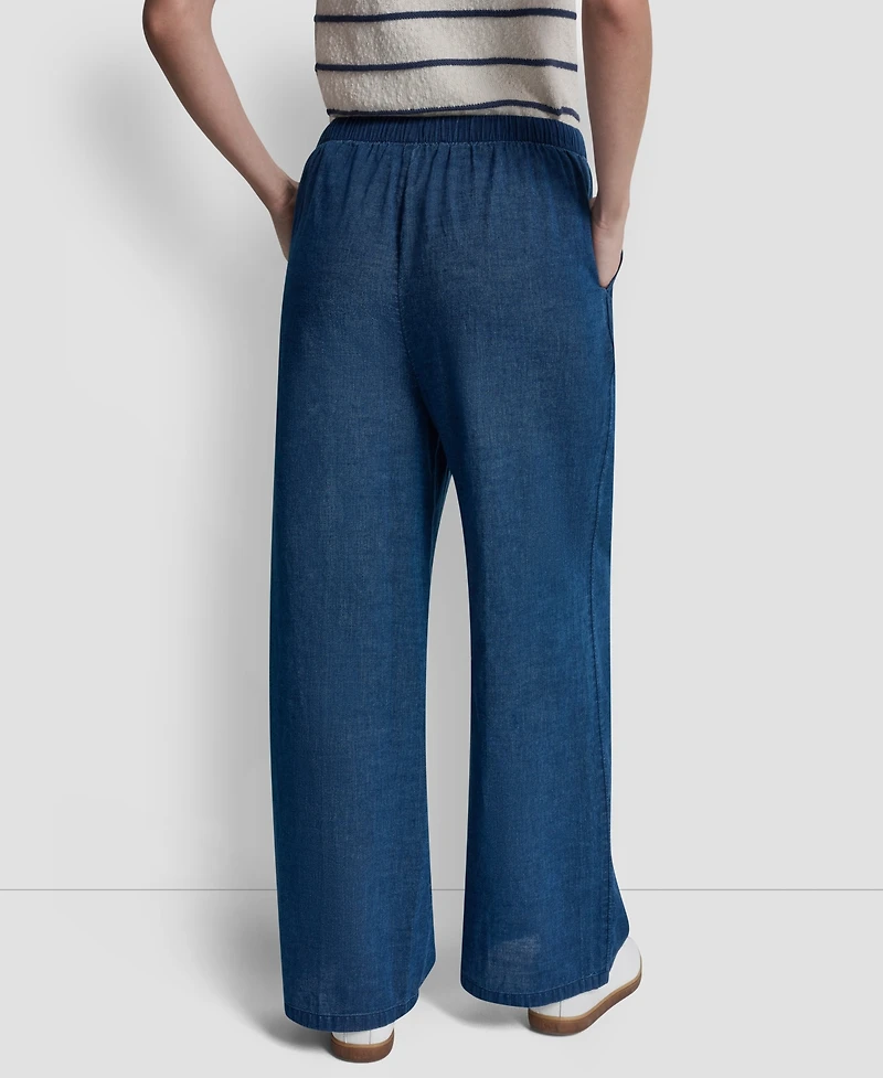 Dkny Jeans Petite Pull-On Relaxed Fit Pants