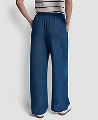 Dkny Jeans Petite Pull-On Relaxed Fit Pants