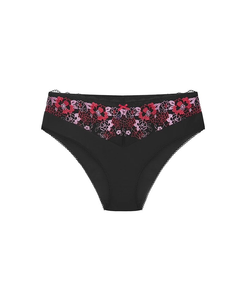 City Chic Women's Amelie Hi Waist Cheeky Brief