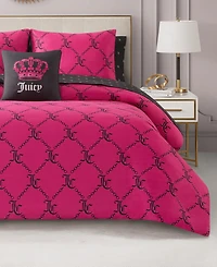 Juicy Couture Logo Link 8-Pc. Comforter Set