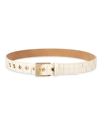 Calvin Klein Women's Modern Box Woven Casual Belt