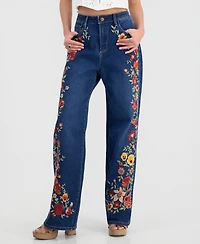 Driftwood Women's Penelope Wide-Leg High-Rise Jeans