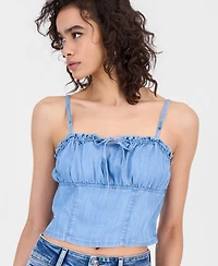 Guess Women's Sleeveless Alora Denim Top