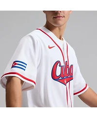 Nike Men's White Cuba Baseball 2026 World Classic Stadium Jersey