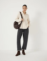 Hush Women's Button A-Line Polo Top