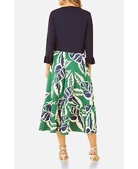 Yumi Women's Bell Sleeves Cropped Cardigan