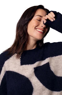 Celtic & Co. Women's Abstract Geo Sweater