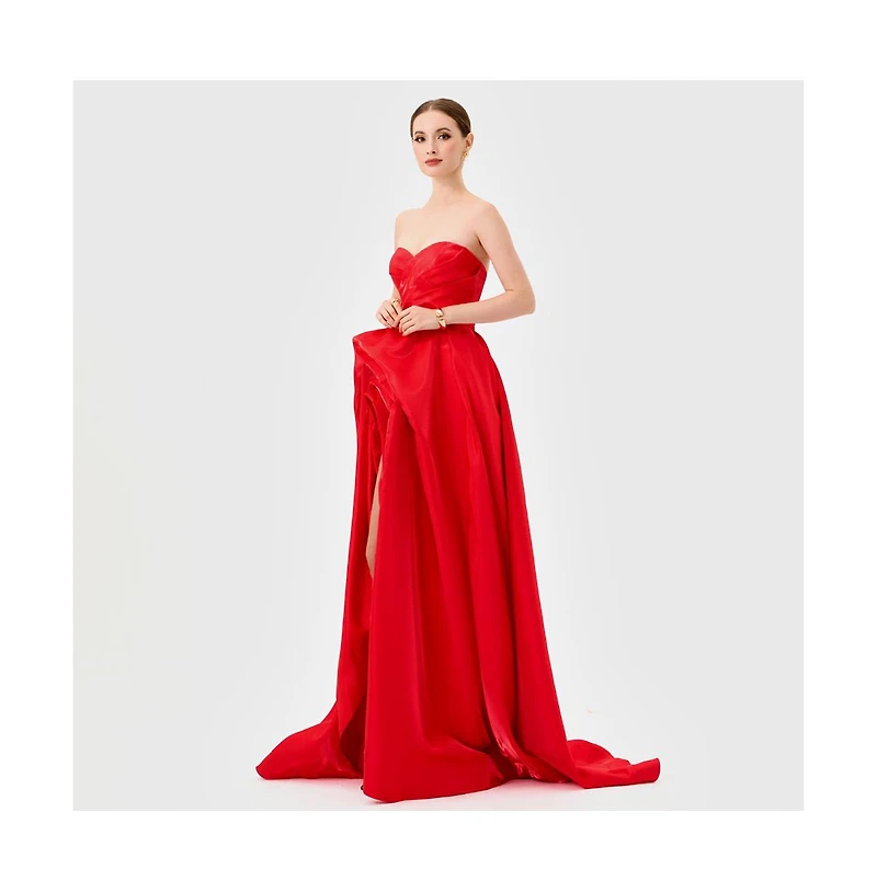 Bariano Women's Gianna Strapless Ball Gown