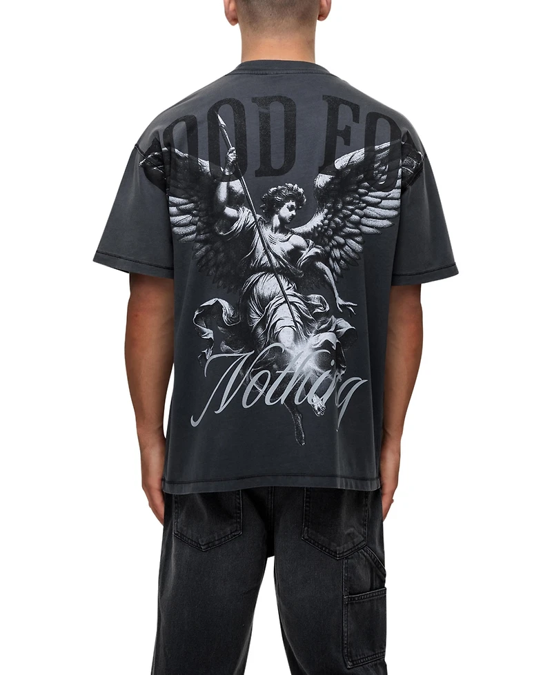 Good For Nothing Men's Revival Printed Washed T-Shirt