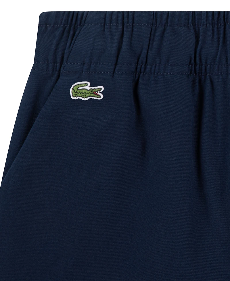 Lacoste Boys' 8-18 Stretch Twill Pull-On Shorts