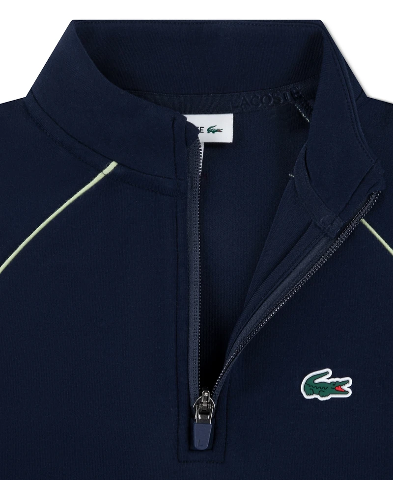 Lacoste Boys' 10-16 Long-Sleeve Half-Zip Golf Top