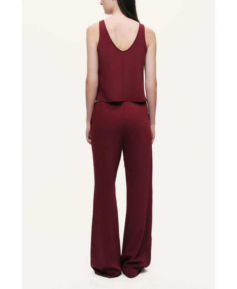 Nocturne Women's Minimalist Sleeveless Crepe Top