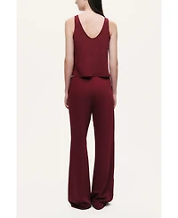 Nocturne Women's Minimalist Sleeveless Crepe Top