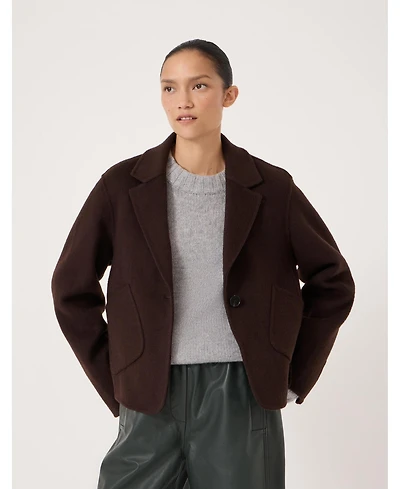 Hush Women's Mina Pure Wool Double Faced Blazer