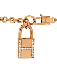 Pre-Owned Hermes Amulettes Cadenas Pendant Bracelet