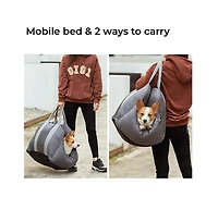 FunnyFuzzy First Class Dog Car Seat Bed
