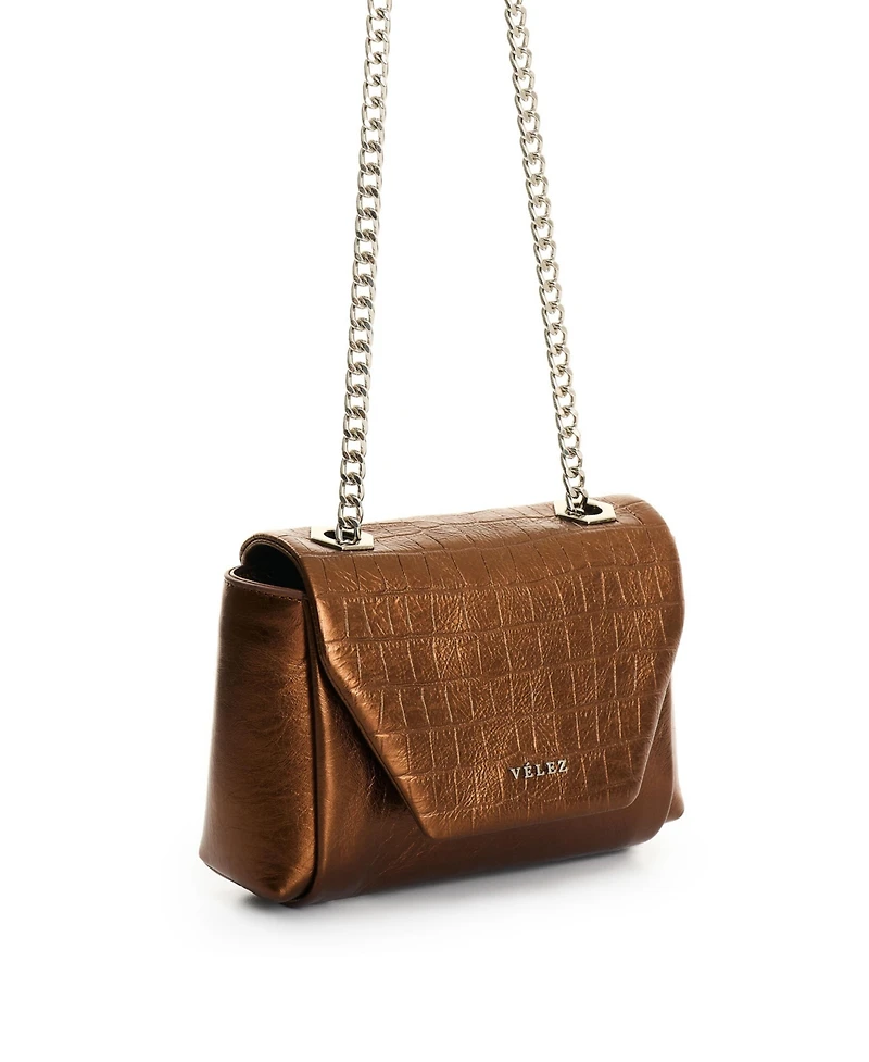 Velez Mini Lili Leather Crossbody Bag