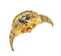 Invicta Men's 26098 S1 Rally Quartz Multifunction Gold Dial Watch
