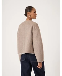 Hush Women's Linnie Double Faced Collarless Jacket