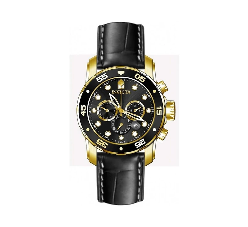 Invicta 49833 Pro Diver Quartz VD53 Brass Dial Watch