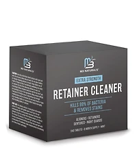M3 Naturals Retainer & Denture Cleansing Tablets | Removes Odor, Stains & Buildup | 240 Ct