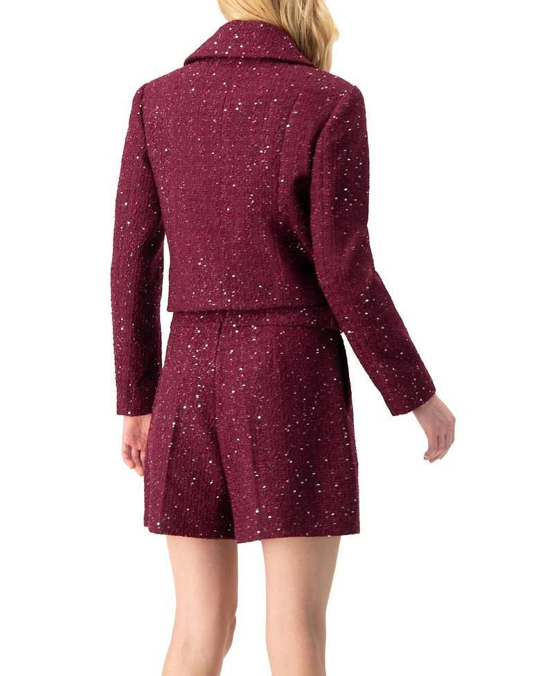 Ivonne Women's Double-Breasted Short Jacket