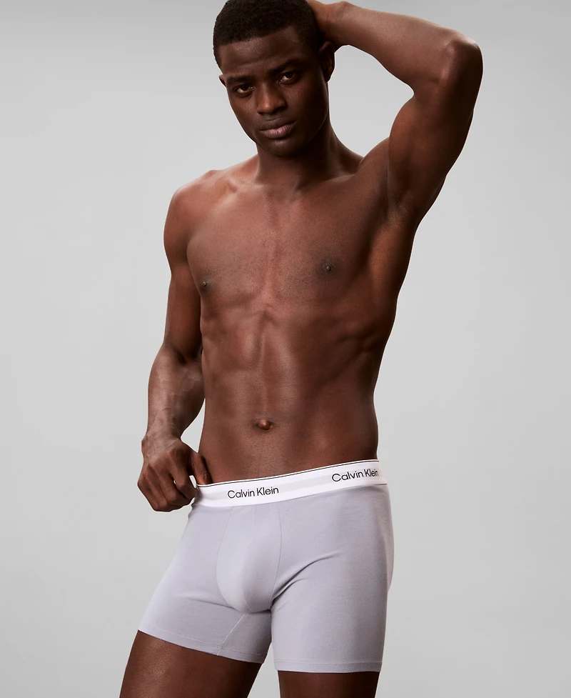Calvin Klein Men's Icon Cotton Stretch Low-Rise Trunks, 3-Pack