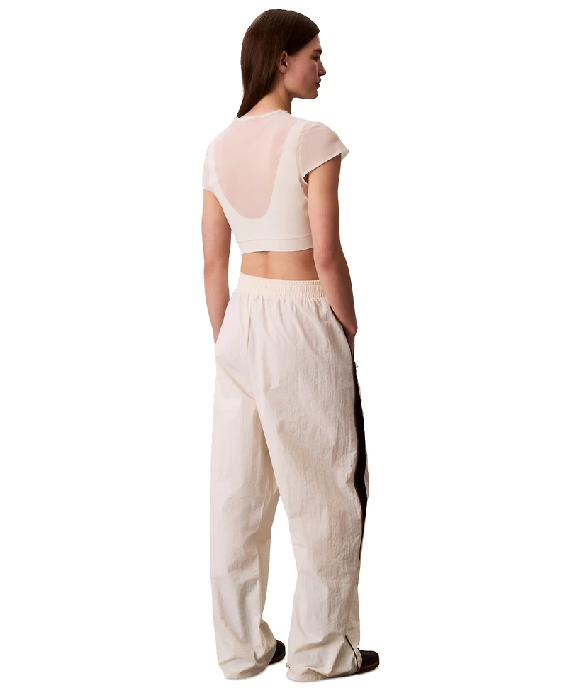 Calvin Klein Performance Women's Icon Sport Wide-Leg Track Pants