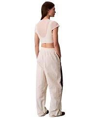 Calvin Klein Performance Women's Icon Sport Wide-Leg Track Pants