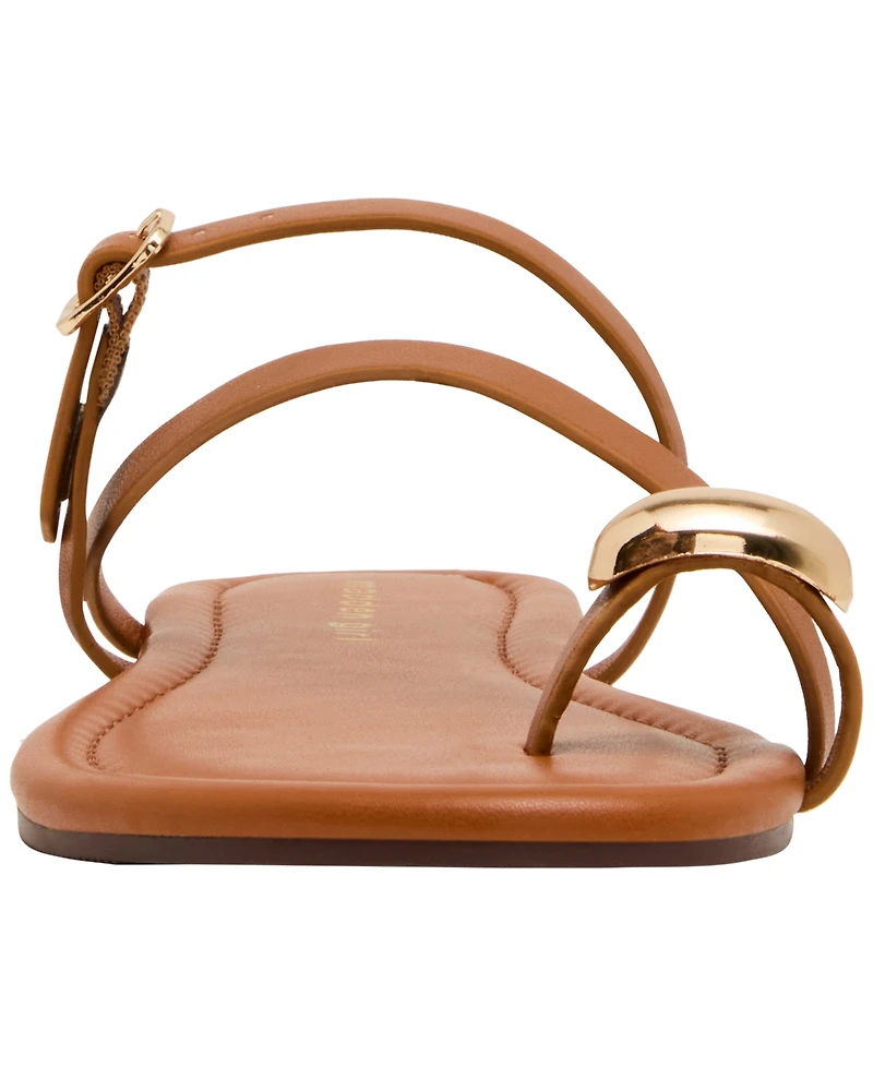 Madden Girl Women's Tune Embellished Strappy Slide Sandals
