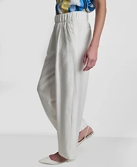 Dkny Women's High-Rise Pull-On Ankle Pants