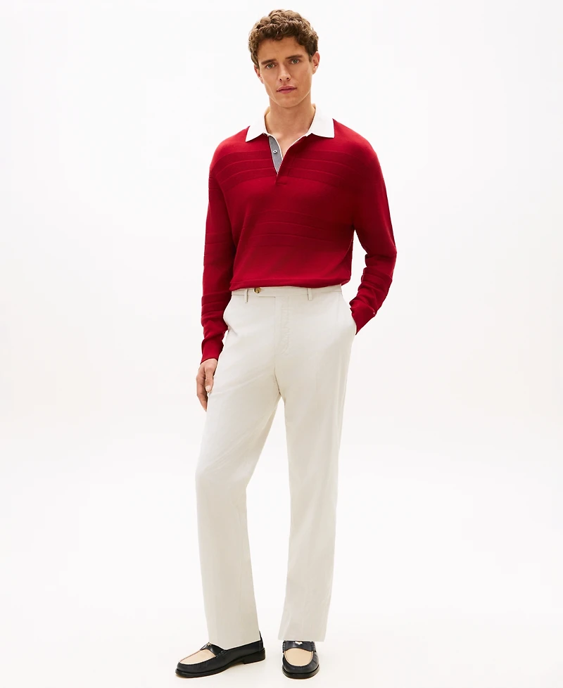 Tommy Hilfiger Men's Dobby Texture Regular-Fit Pants