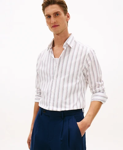 Tommy Hilfiger Men's Seasonal Stripe Regular-Fit Shirt